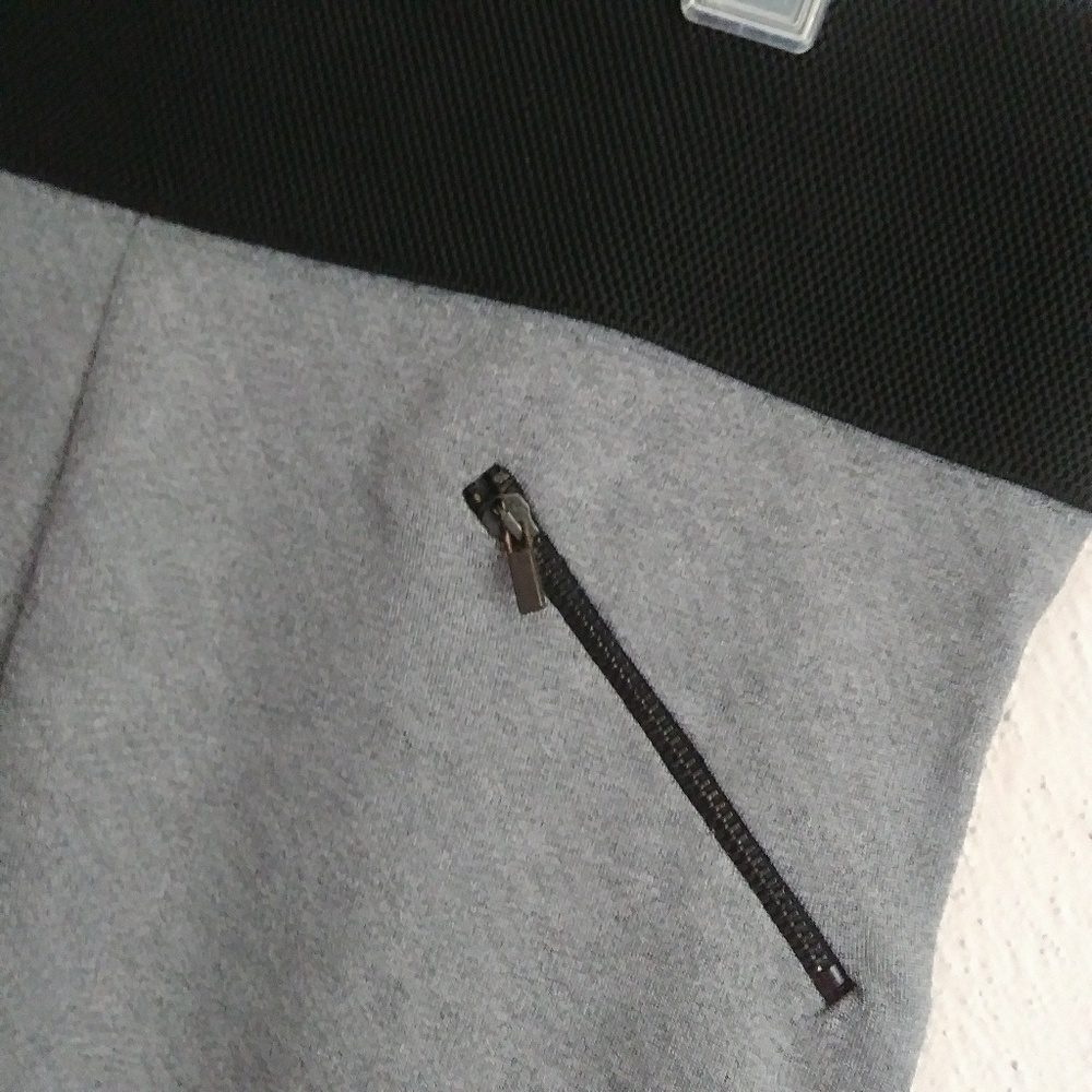 Zara Basic Pullon High Waisted Gray Black Leggings - image 3